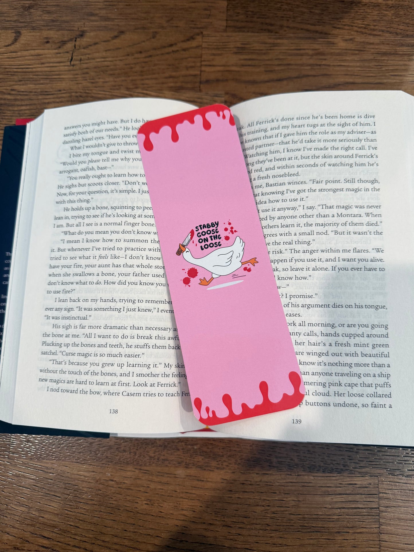 Stabby Goose on the Loose Bookmark