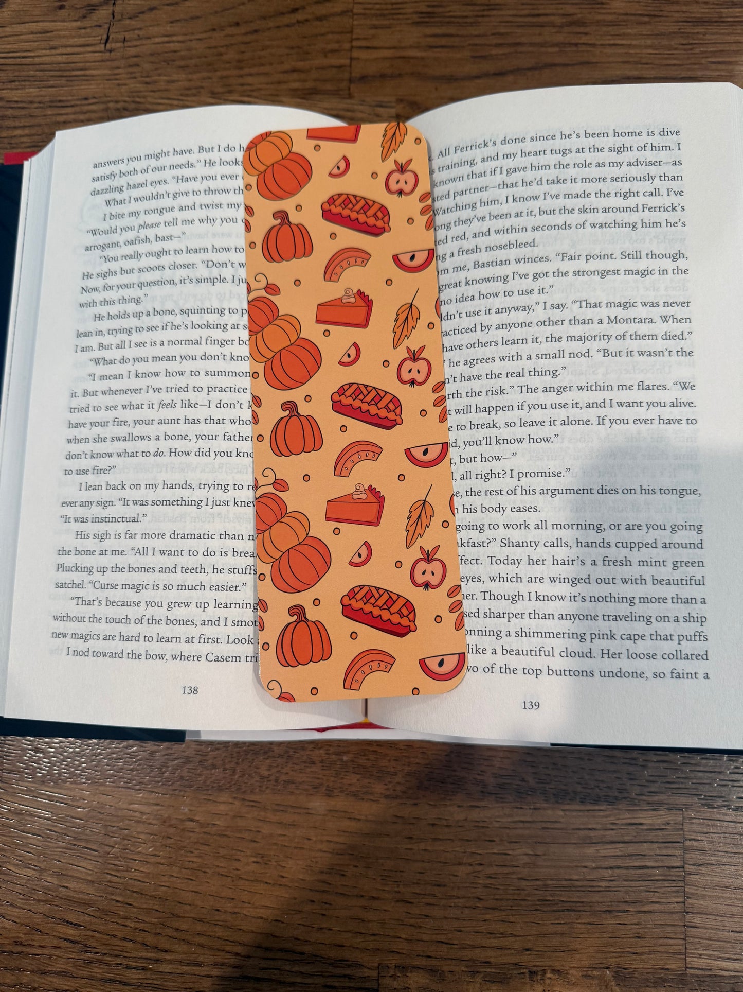 Pumpkin Everything Bookmark