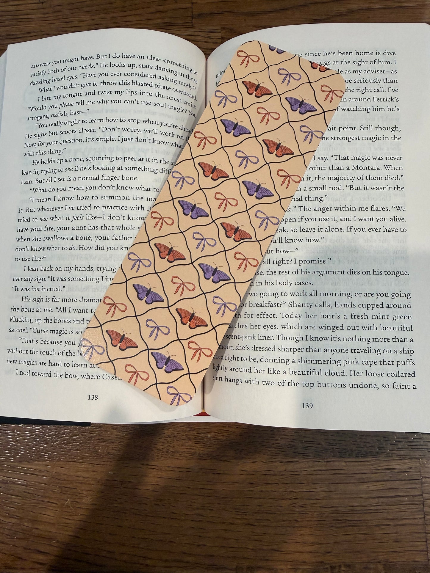 Butterflies and Bows Bookmark