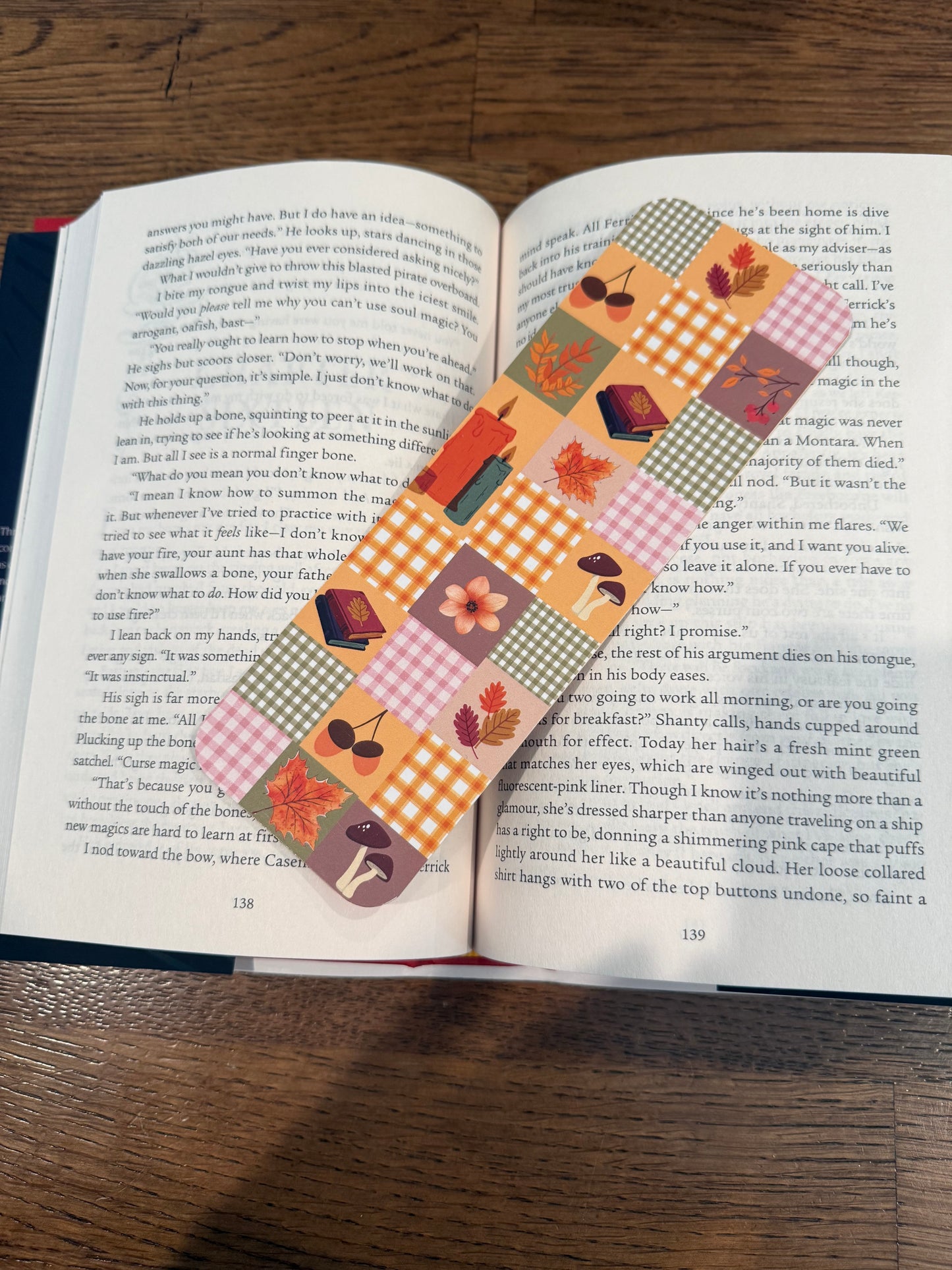Fall Quilt Bookmark