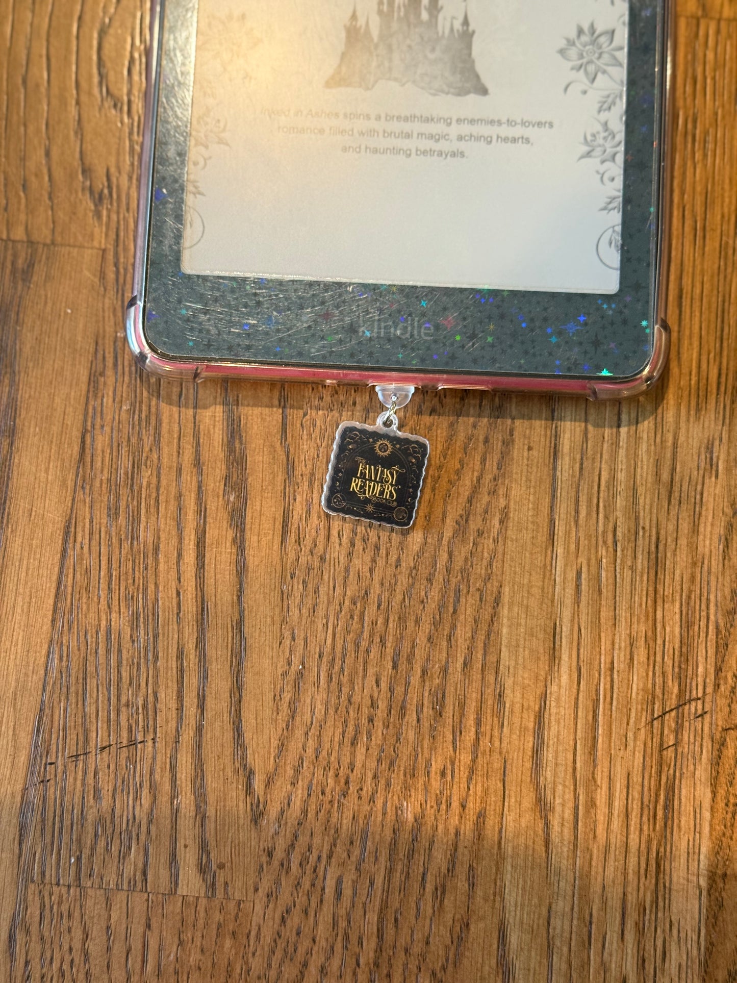 Fantasy Readers Book Club USB-c Kindle Charm