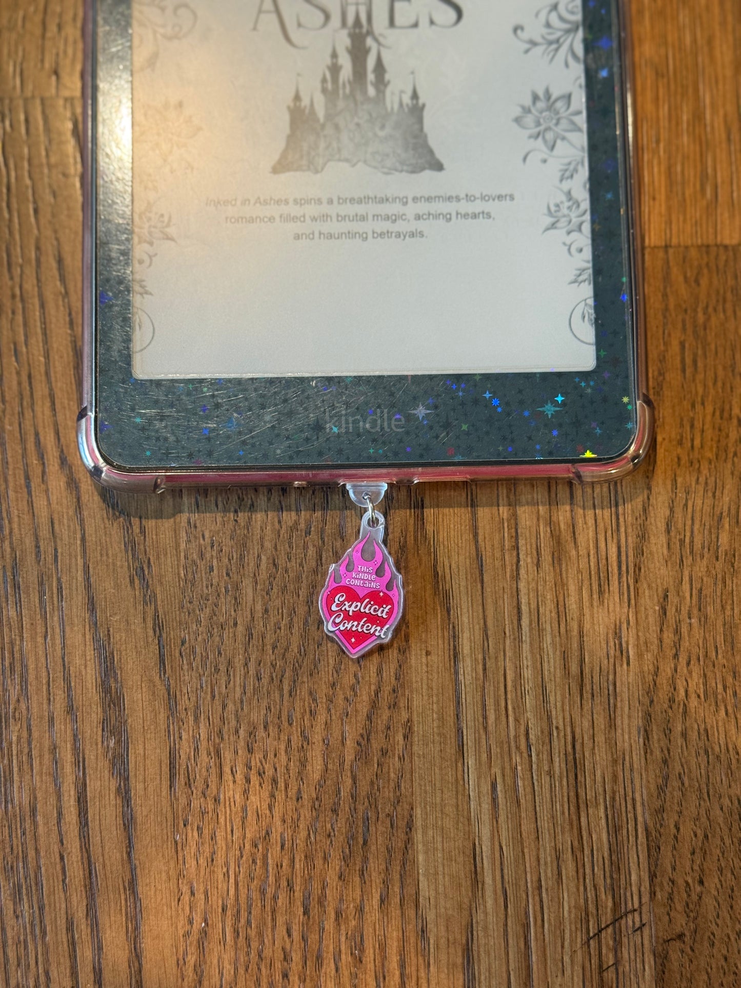 Explicit Content USB-c Kindle Charm