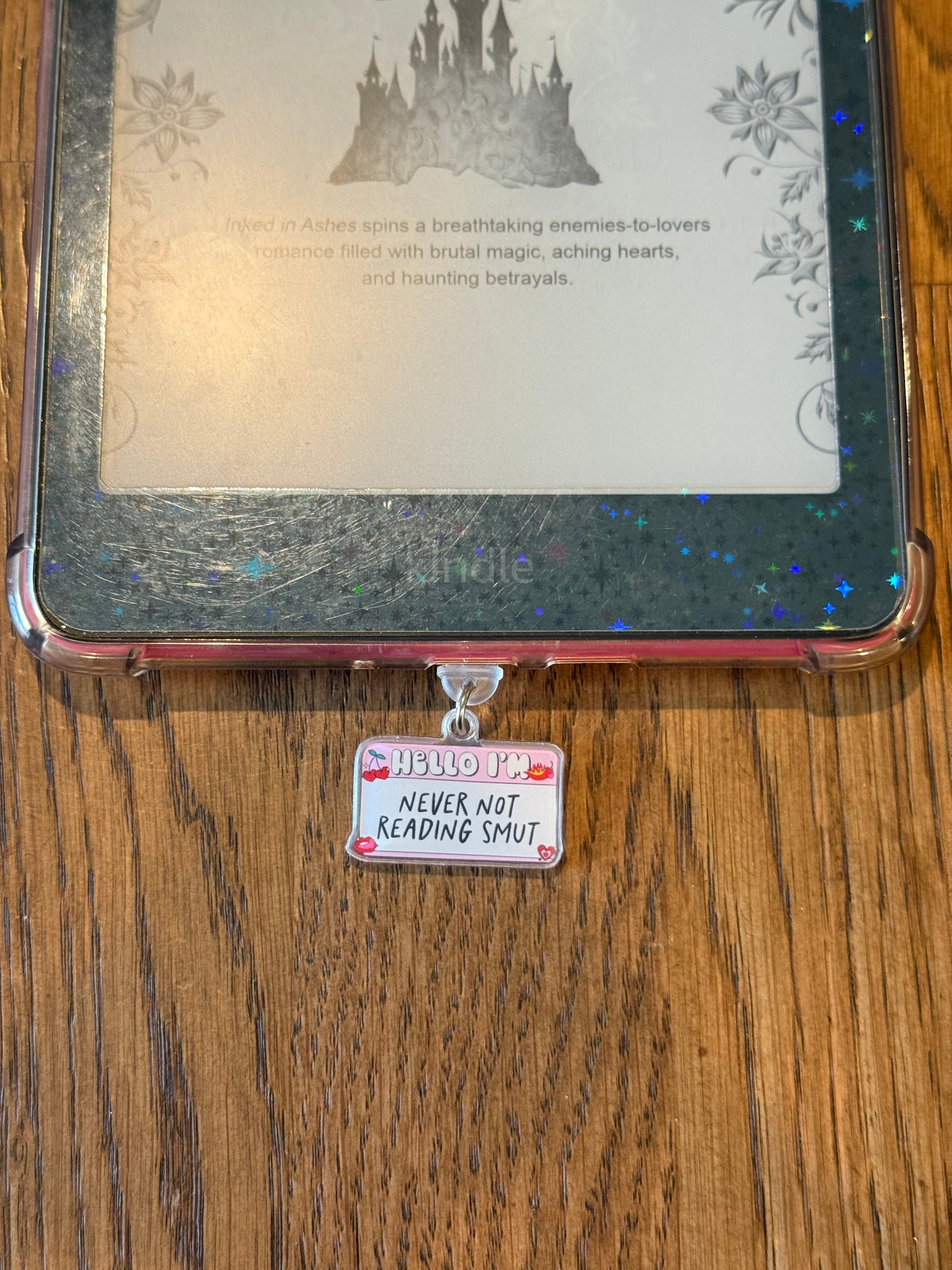 Never Not Reading Smut USB-c Kindle Charm
