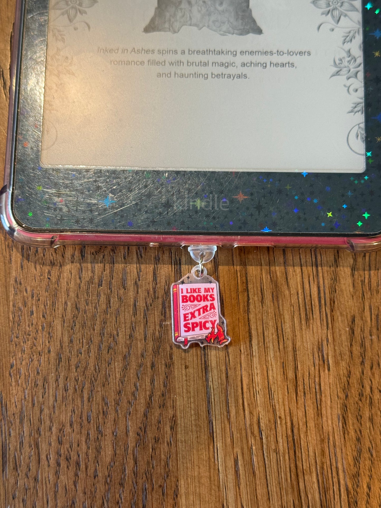 Extra Spicy USB-c Kindle Charm