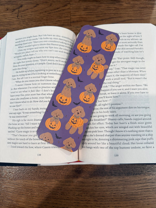 Pumpkin Pups Bookmark