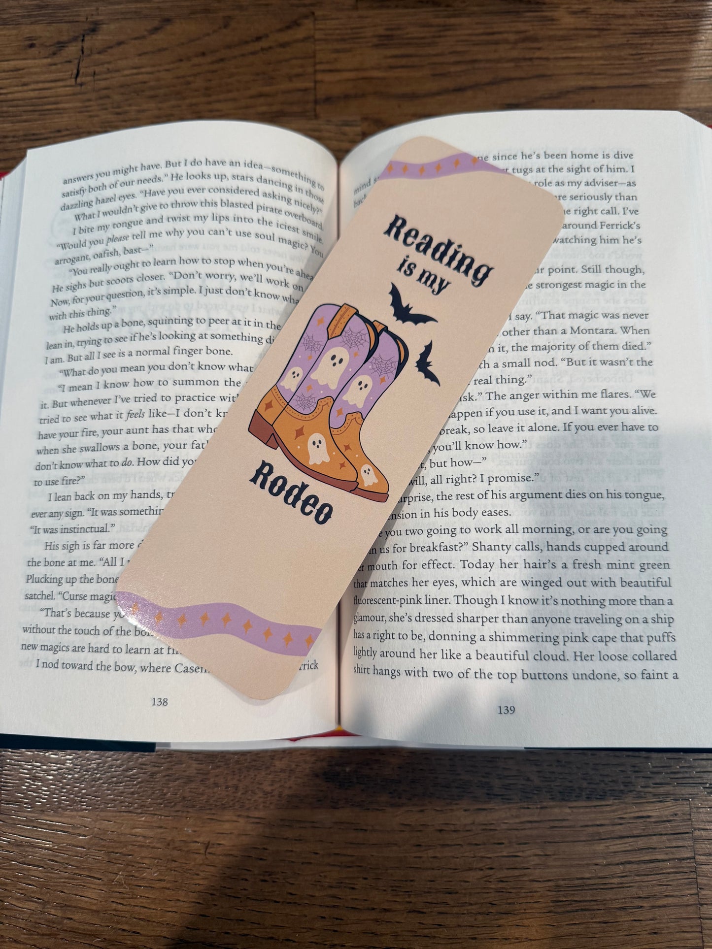 Reading is My Rodeo Bookmark