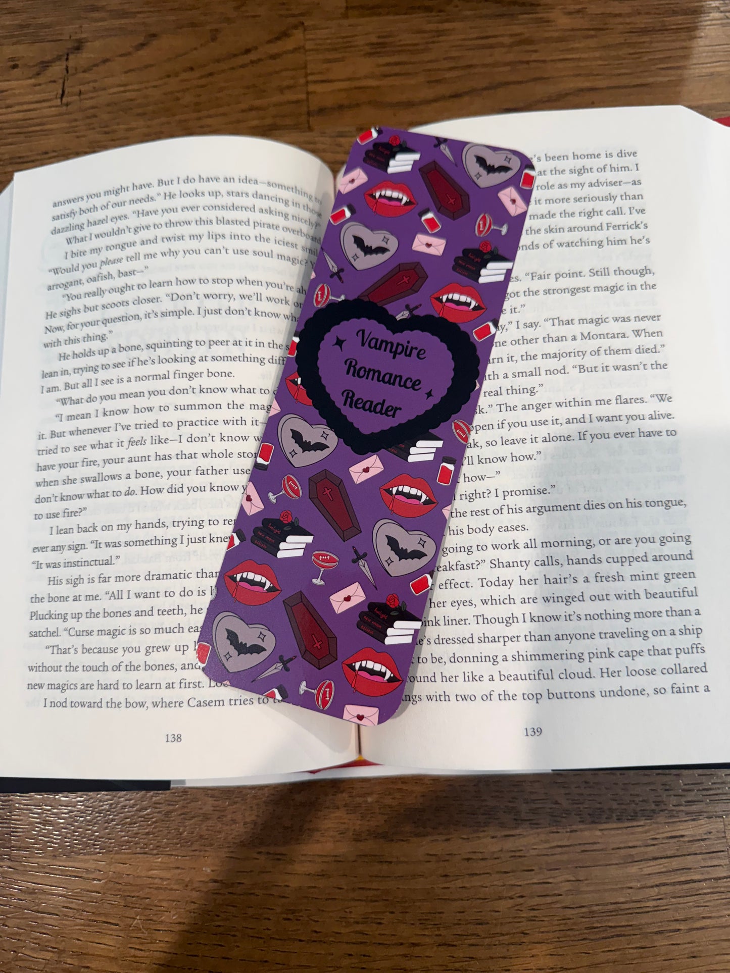 Vampire Romance Bookmark