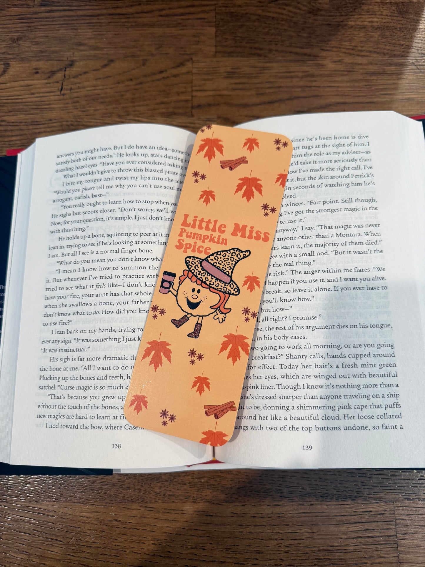 Little Miss Pumpkin Spice Bookmark