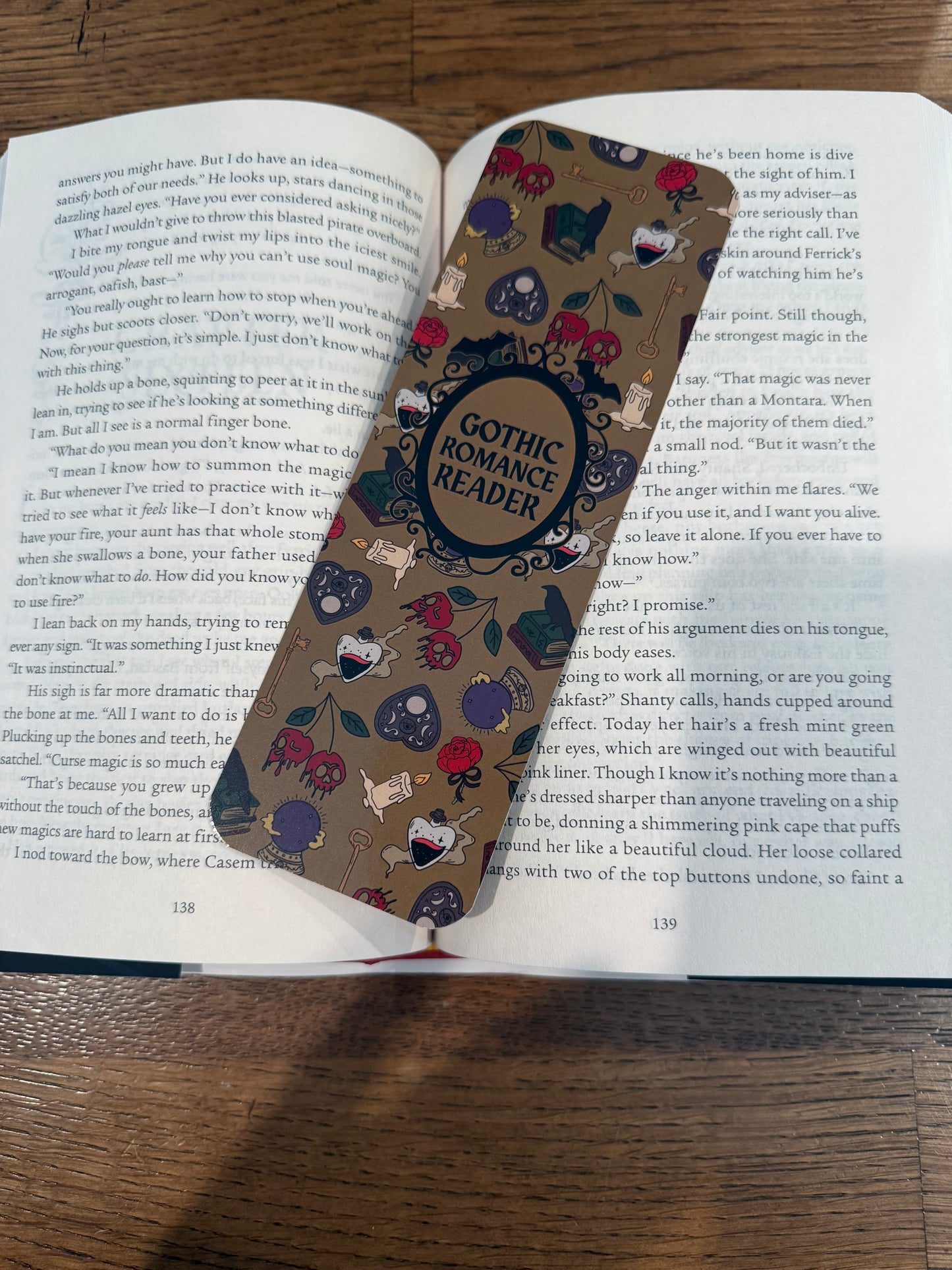 Gothic Romance Reader Bookmark