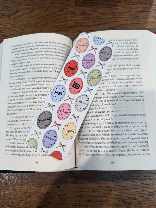 Taylor Eras Bookmark