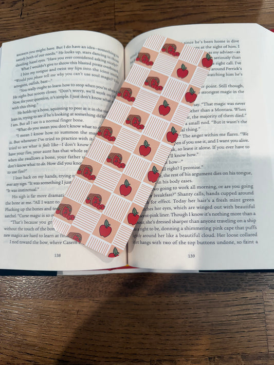 Fall Apples Bookmark