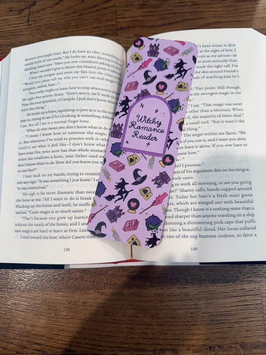 Witchy Romance Reader Bookmark