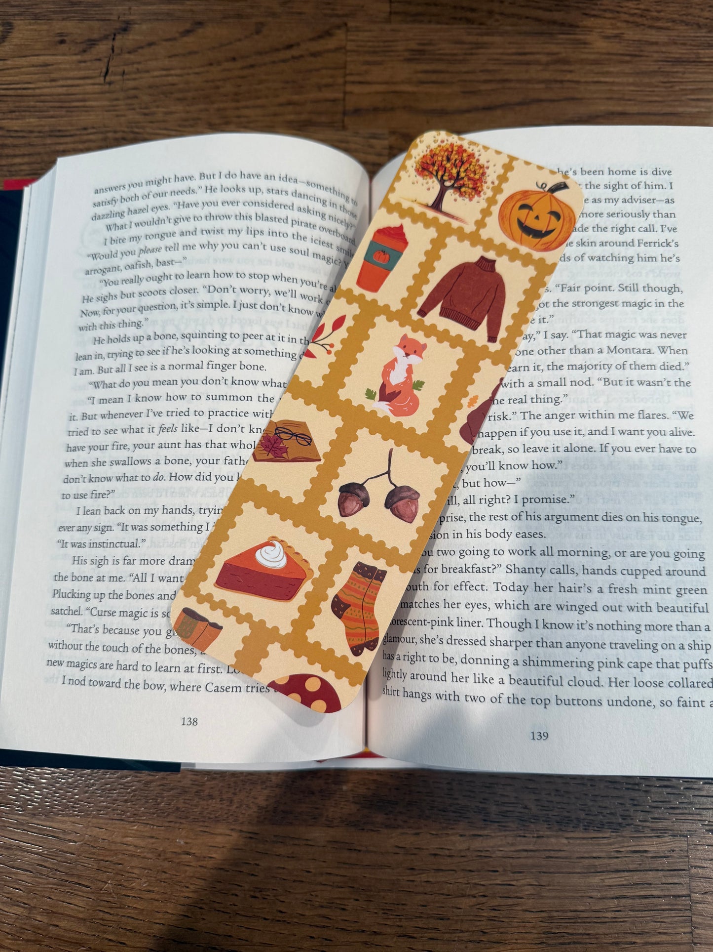 Fall Themed Bookmark
