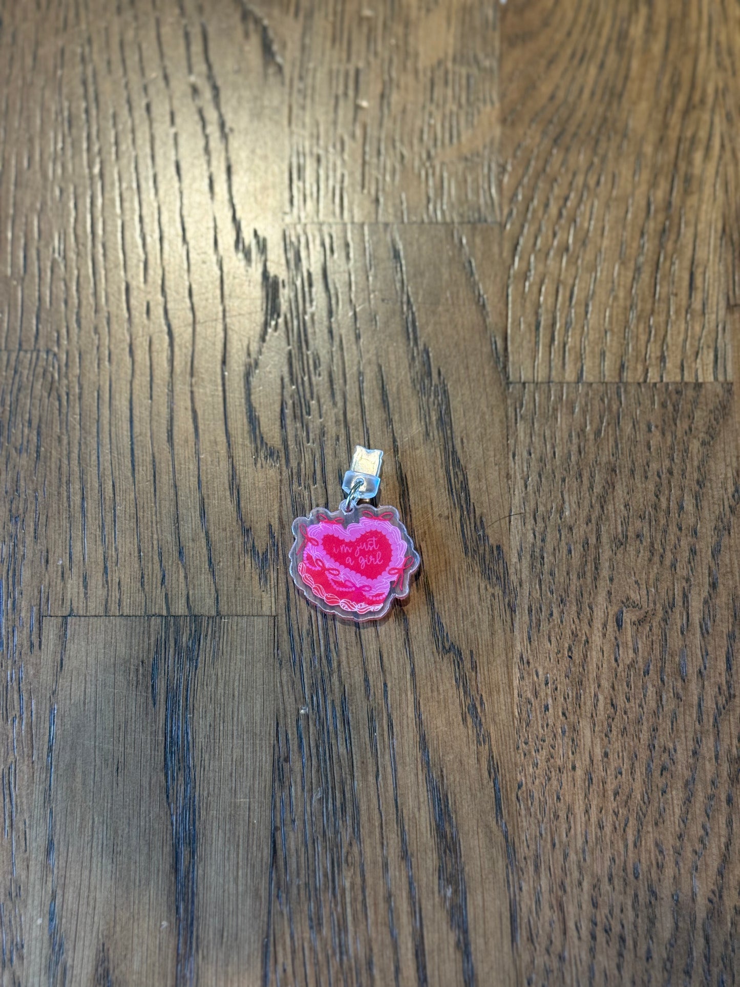 I’m Just a Girl Cake micro-usb Kindle Charm