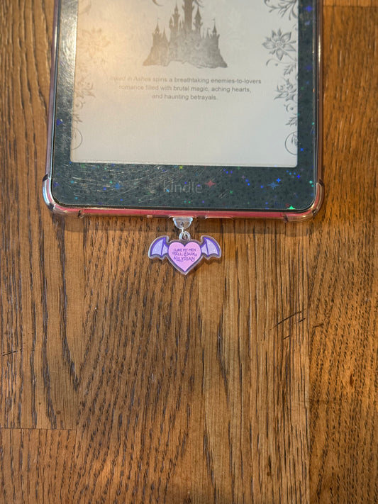 I Like My Men Tall, Dark & Illyrian USB-c Kindle Charm