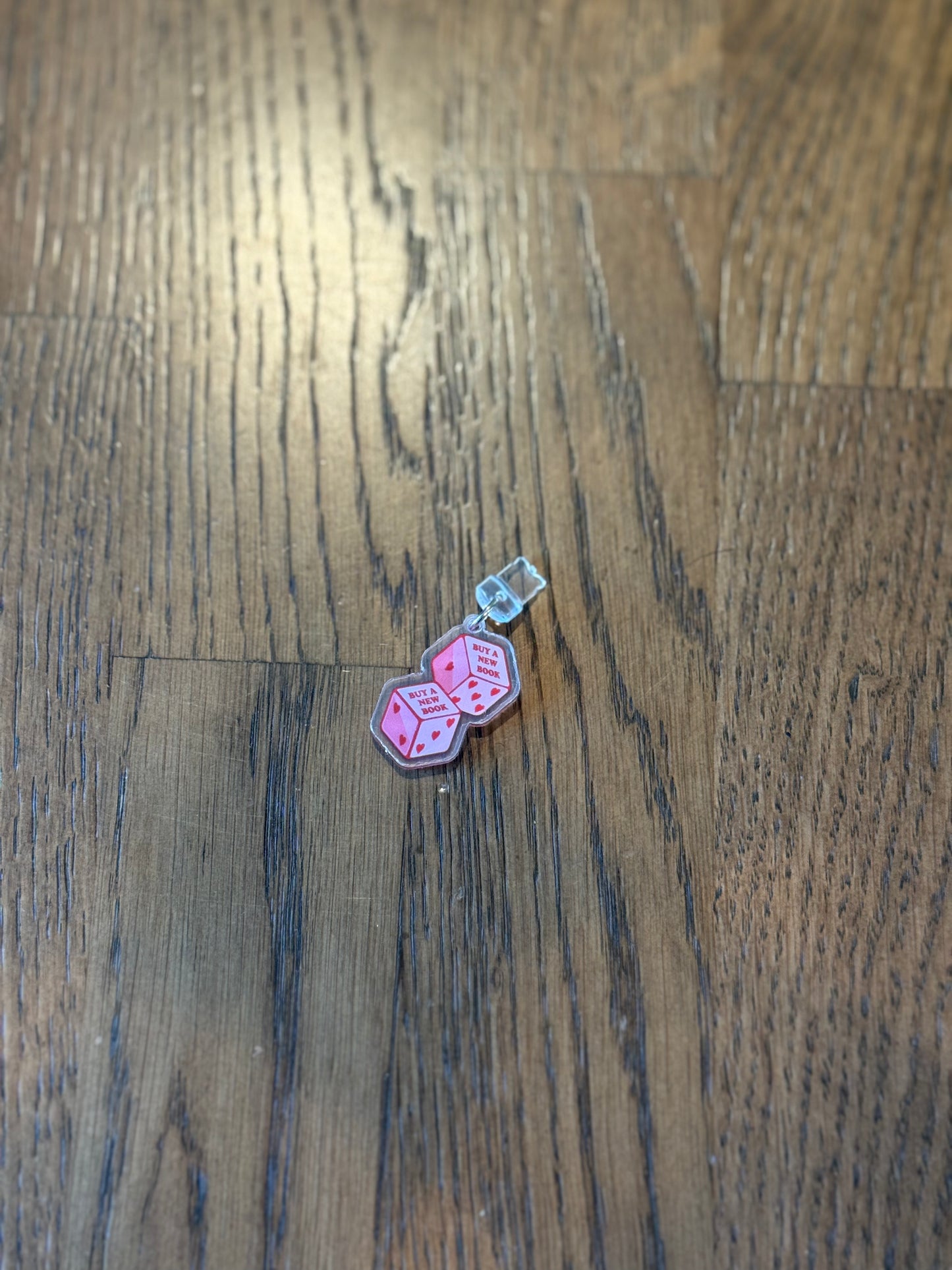 Buy A New Book Dice micro-usb Kindle Charm