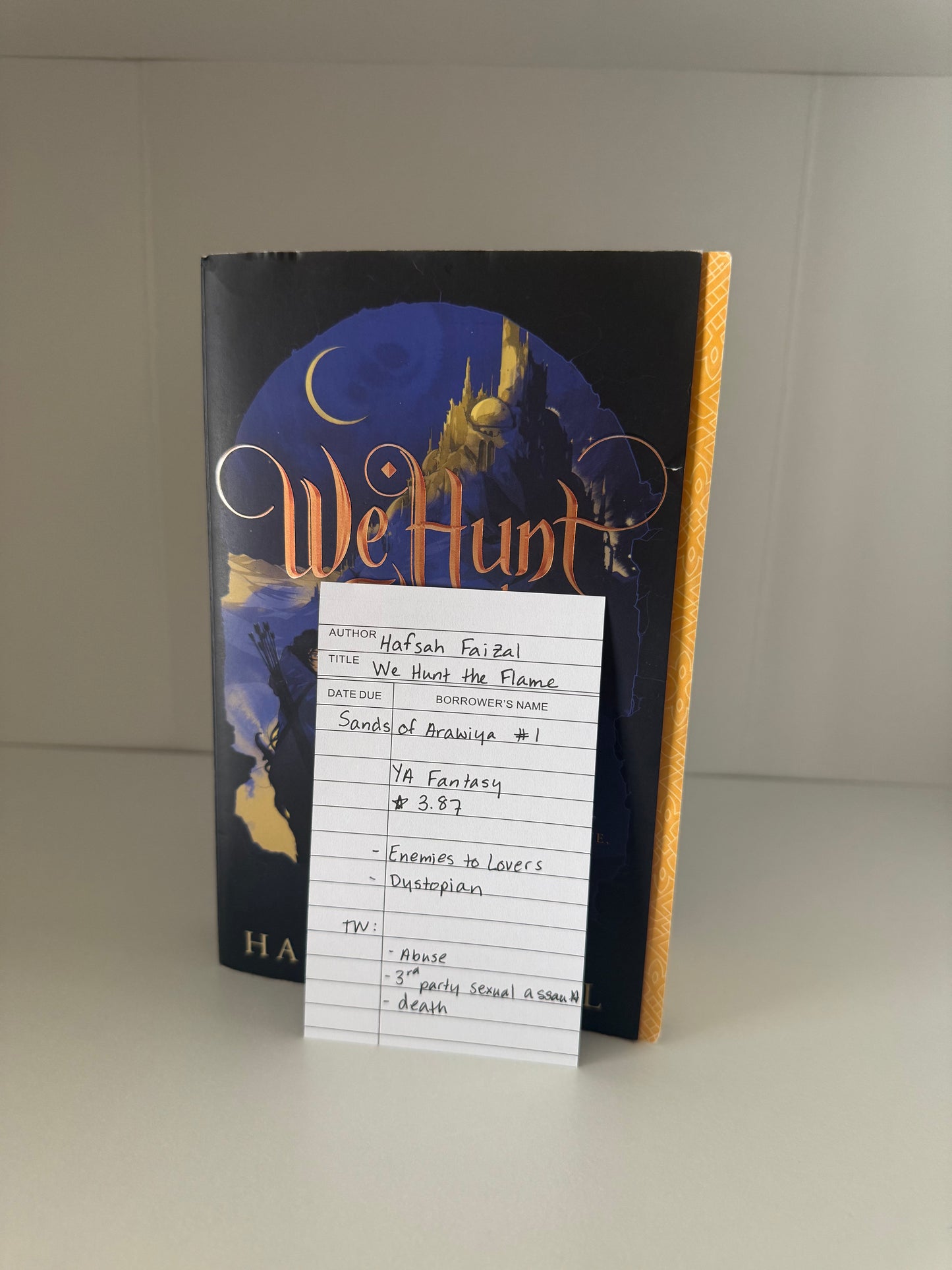 We Hunt the Flame by Hafsah Faizal