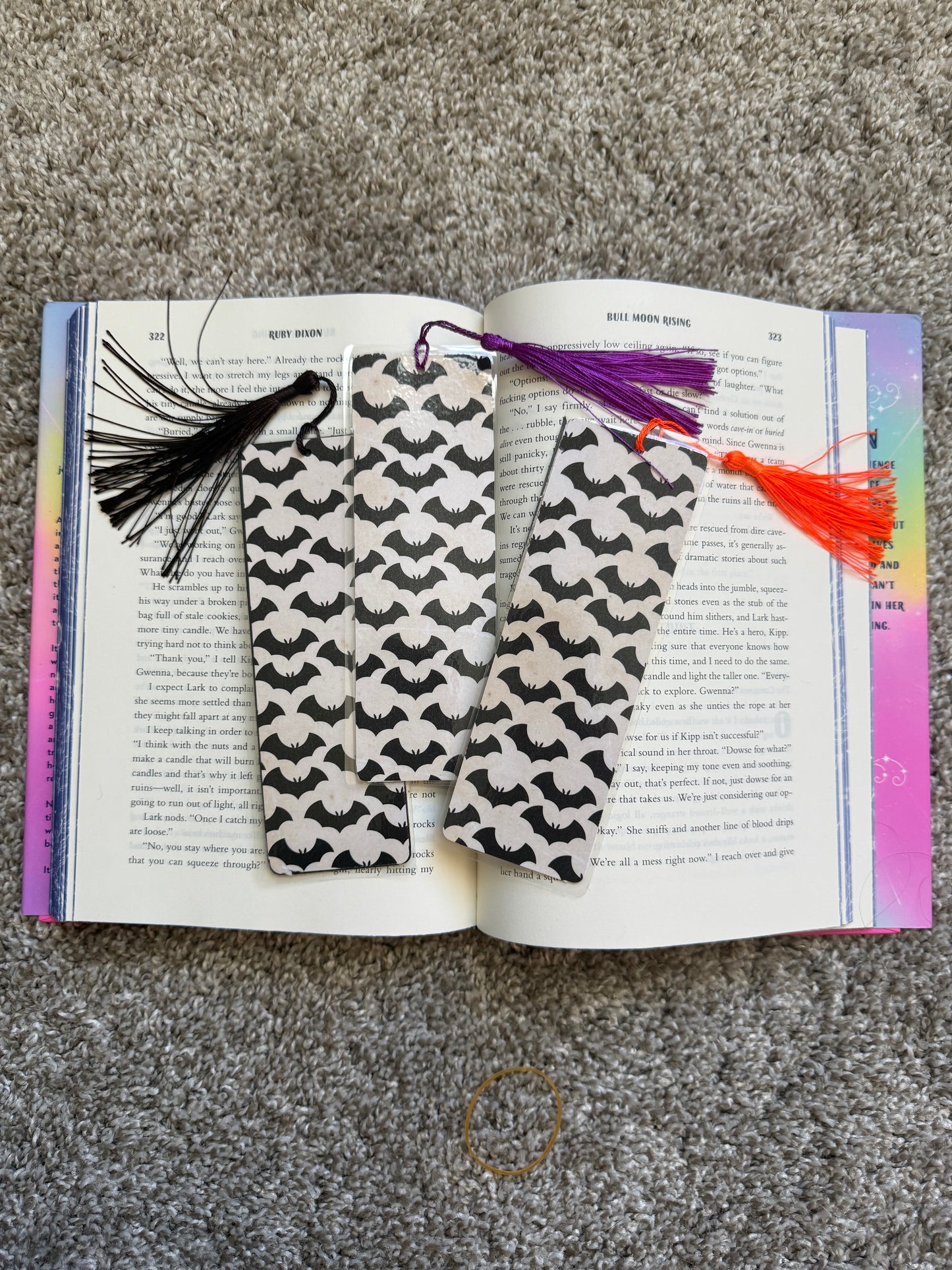 Bats bookmark with Tassel