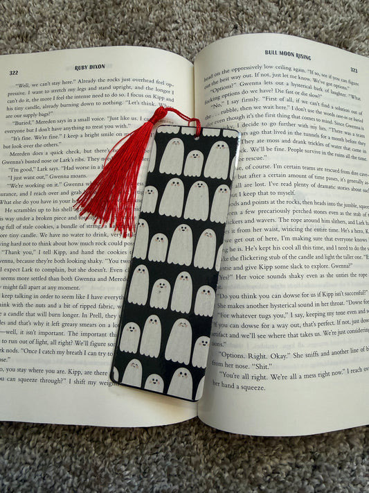 Ghost bookmark with tassel
