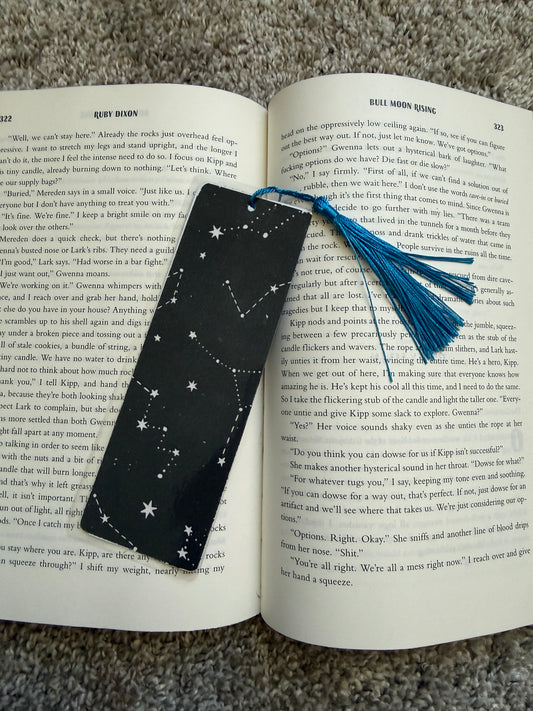 Constellation bookmark with tassel