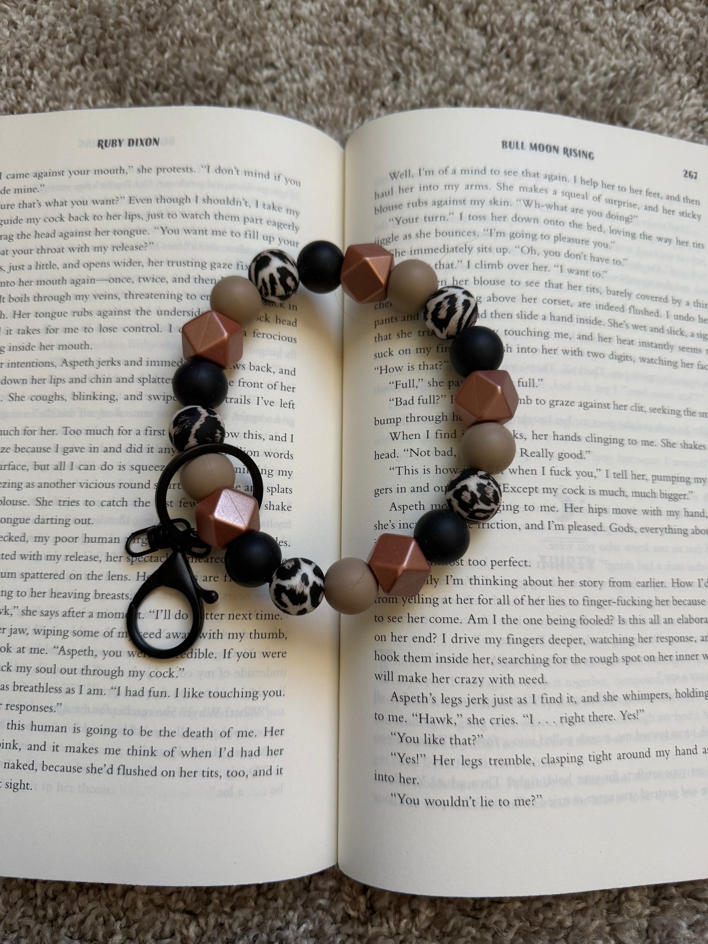 Silicone Beaded Keychain