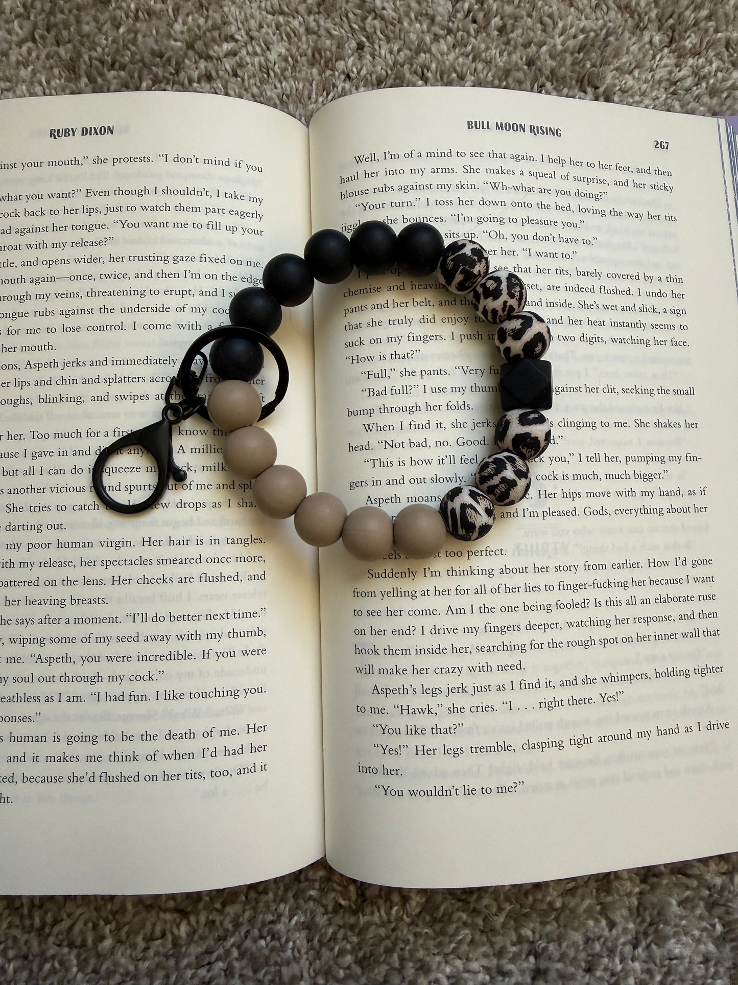 Silicone Beaded Keychain