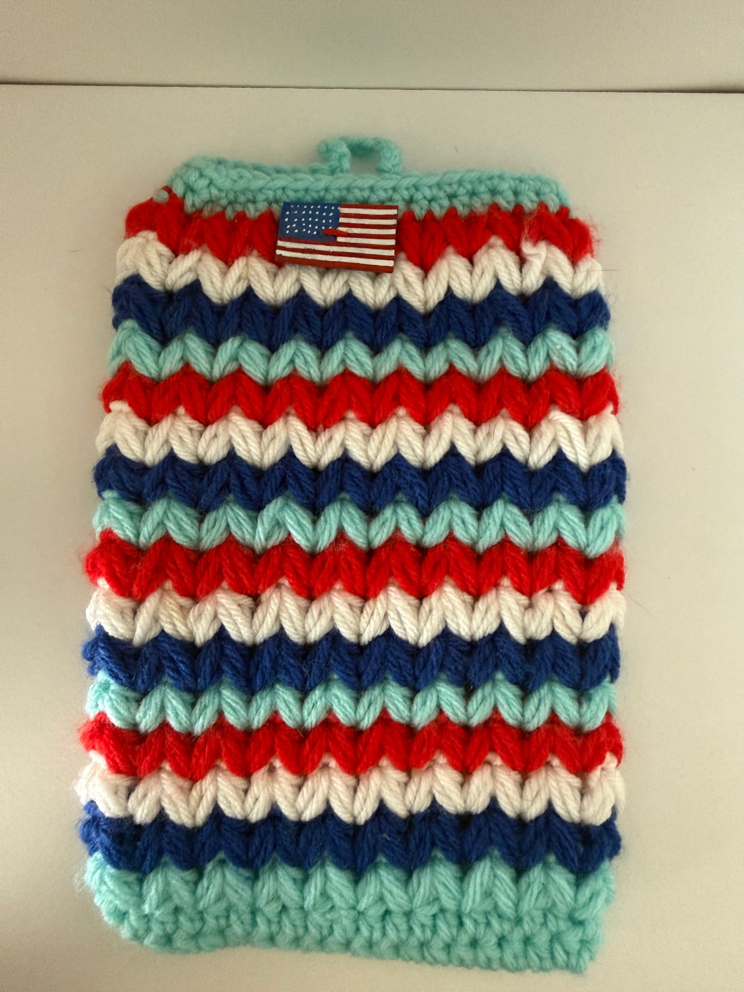 Red White and Blue Book Sleeve