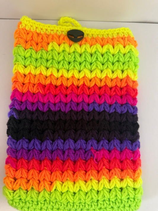 Bright Neon Book Sleeve